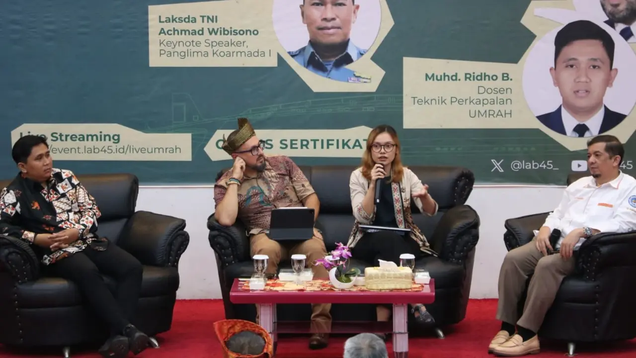 Analis utama politik keamanan Laboratorium Indonesia 2045 (LAB 45), Reine Prihandoko