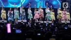 Penampilan member JKT48 di acara KapanLagi Buka Bareng BRI Festival 2024 di Plaza Timur Senayan, Jakarta, Sabtu (23/3/2024). (Liputan6.com/Herman Zakharia)
