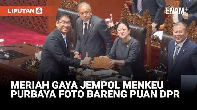 Menteri Keuangan Purbaya Yudhi Sadewa memaparkan RAPBN 2026 saat sidang paripurna DPR, Selasa (23/9). Ini adalah momen perdana Menkeu Purbaya menyampikan RAPBN di depan anggota DPR.