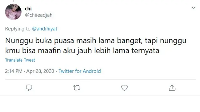 nunggu buka puasa