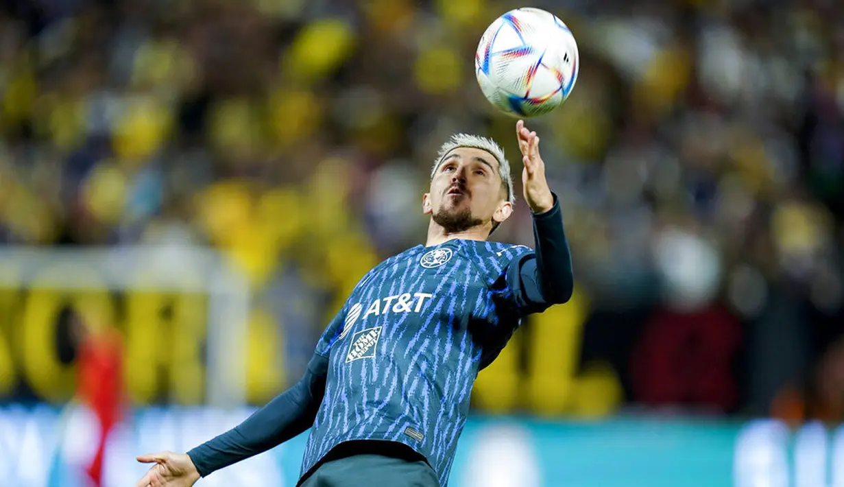 Madrid berhasil mencatatkan 17 kesempatan dengan tujuh mengarah ke gawang. Adapun Club America juga tampil apik dengan memiliki 11 peluang dan empat di antaranya tepat sasaran. (AP/Godofredo A. Vásquez)