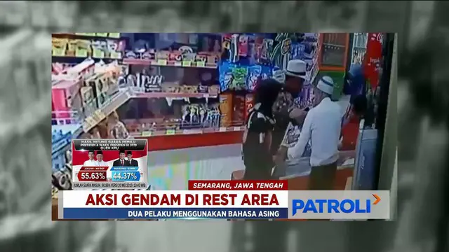 Dua pria diduga menggendam atau menghipnotis petugas minimarket di rest area Tol Ungaran, Semarang. Alhasil, pelaku membawa kabur uang tunai jutaan rupiah.