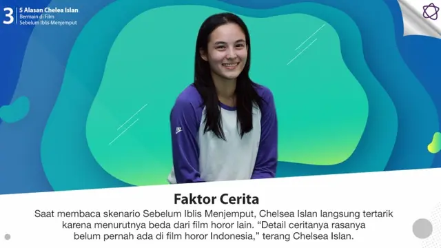 [Bintang] 5 Alasan Chelea Islan Bermain di Film Sebelum Iblis Menjemput