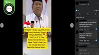 Cek Fakta: Tidak Benar Prabowo Bakal Hapus Jabatan Kepala Desa pada April 2025