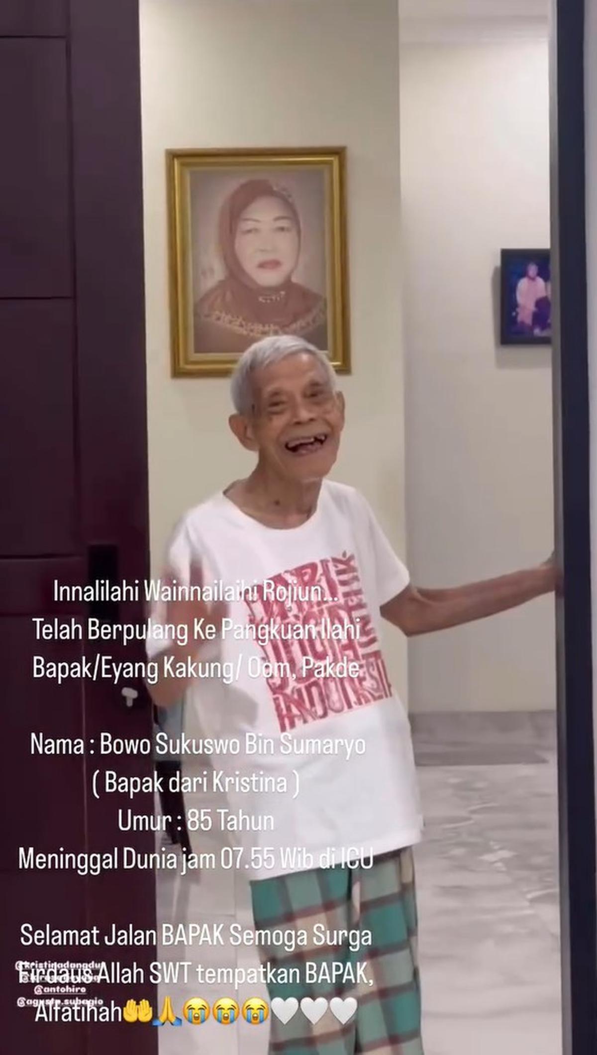 Berita Duka, Ayah Penyanyi Dangdut Kristina Meninggal Dunia