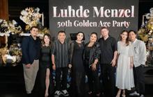 6 Potret Mewah Ulang Tahun Luhde Menzel, Ibunda Sarah Menzel yang Dihadiri Calon Besan Anang dan Ashanty, Kompak Pakai Outfit Hitam Putih