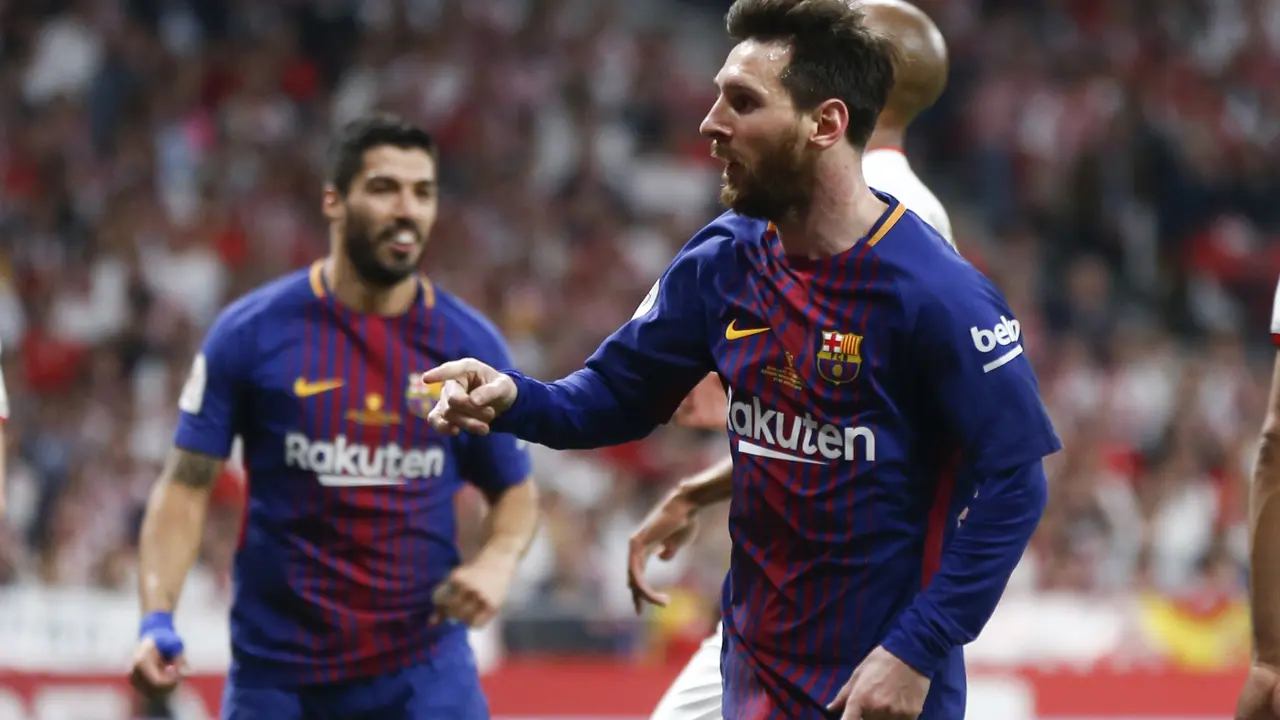 Lionel Messi, Luis Suarez, Barcelona