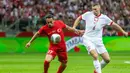Polandia akan menantang Belanda, Austria, dan Prancis di Grup D Euro 2024. (Wojtek Radwanski / AFP)
