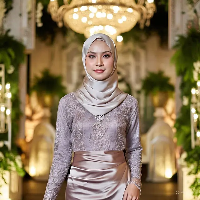 Model Baju Bridesmaid Hijab Terbaru