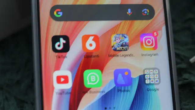 Layar FHD+ Oppo A58
