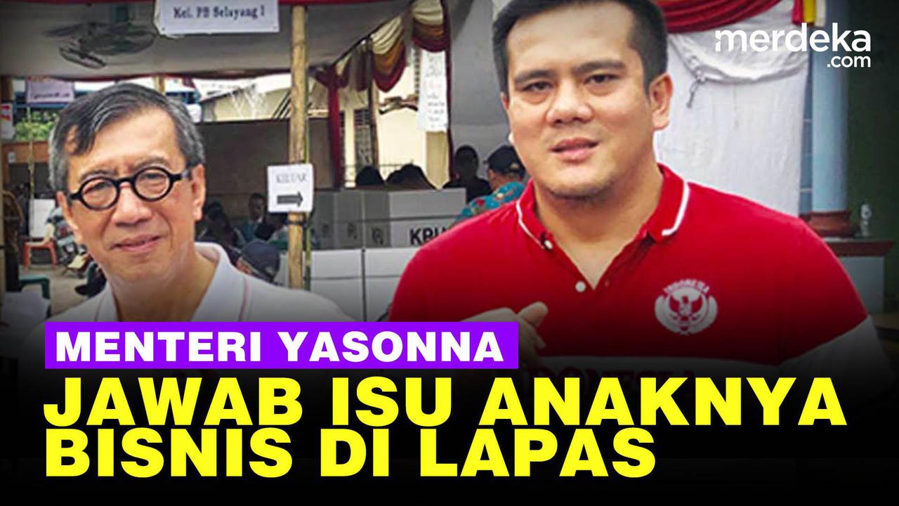 VIDEO: Menkumham Yasonna Bantah Isu Anaknya Bisnis Narkoba di Lapas, 'Bohong Besar!