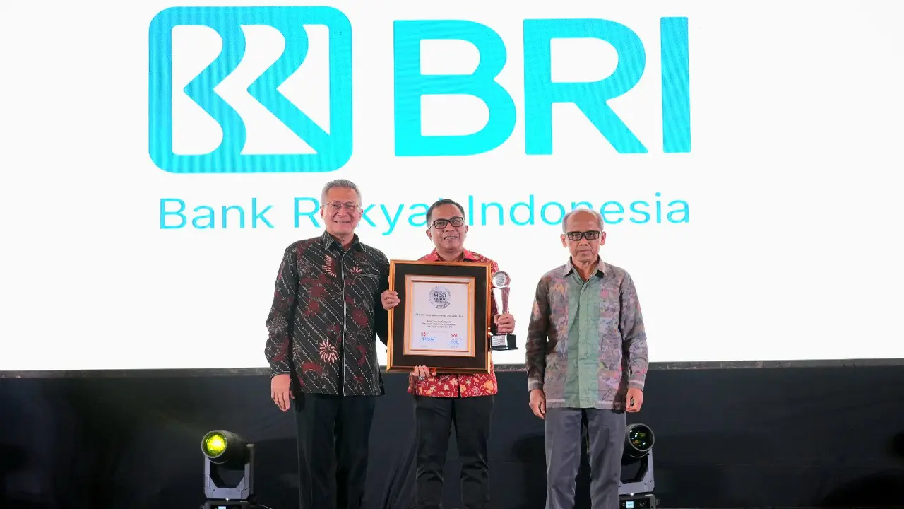BRI Kembali Dinobatkan Sebagai Perusahaan dengan Tata Kelola Terbaik di Penghargaan Indonesia Trusted Companies 2025