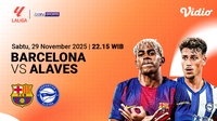 Saksikan Barcelona vs Alaves eksklusif di Vidio. (dok. vidio.com)