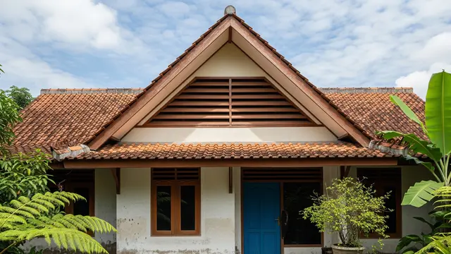 Rumah Sederhana dengan Gable Vent