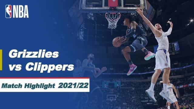 Berita video highlights NBA, Memphis Grizzliez kalahkan LA Clippers 120-108