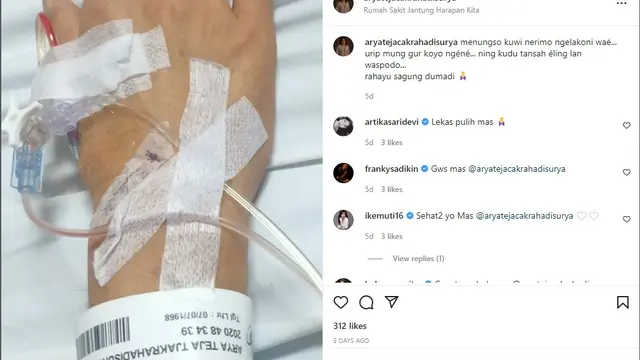 Unggahan Ayah Demas Narawangsa, Arya Tedja
