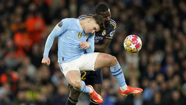 Julian Alvarez - Manchester City vs Real Madrid: Leg Kedua Perempatfinal Liga Champions 2023/2024