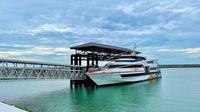 Kapal Feri Batam. (dok. @batamfastferry/Instagram/https://www.instagram.com/p/CfszrWKvvuw/?igsh=cmRoaXNnYnRyaGd1/Putri Astrian Surahman)