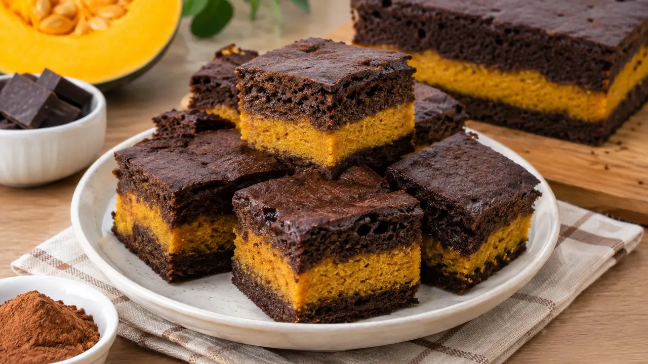 Resep Brownies Kukus Labu Kuning