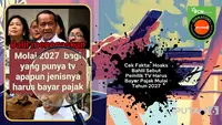 Cek Fakta: Hoaks Bahlil Sebut Pemilik TV Harus Bayar Pajak Mulai 2027