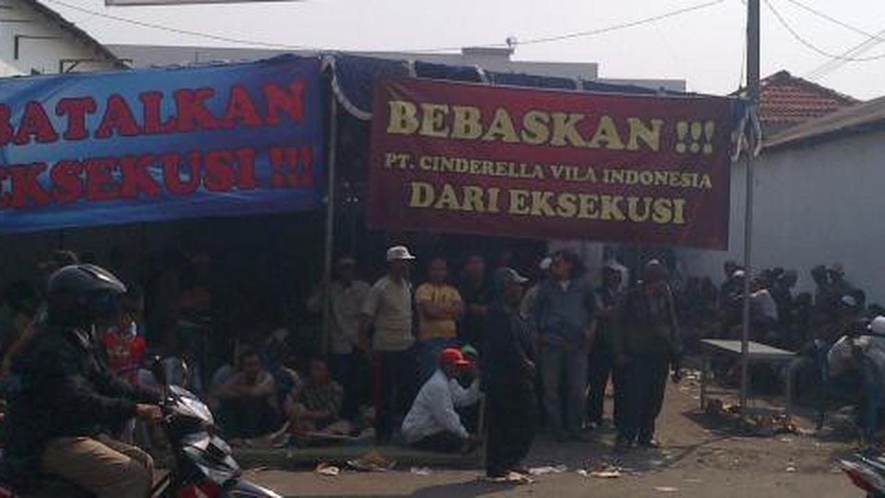 Hadang eksekusi lahan, ratusan buruh siapkan pentungan