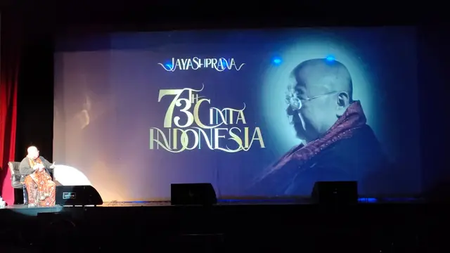 Konser 73 Tahun Cinta Indonesia di Gedung Kesenian Jakarta