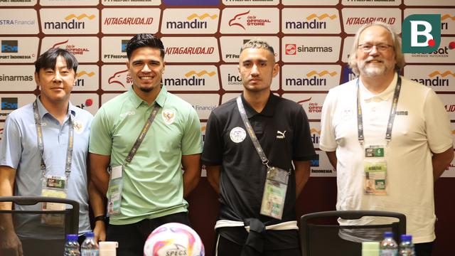 Konferensi pers Timnas Indonesia vs Timnas Filipina