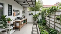 7 Ide Halaman Belakang Rumah Subsidi untuk Dapur Terbuka, Solusi Fungsional dan Estetik