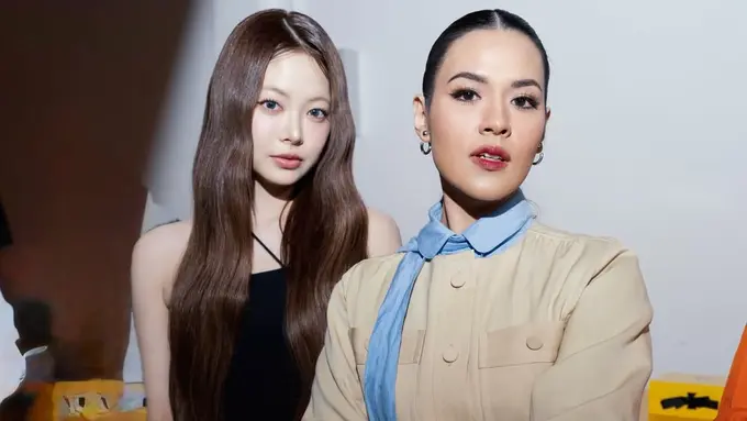 Tampil Flawless di Milan Fashion Week, Raisa Andalkan Makeup Brand Miliknya Sendiri