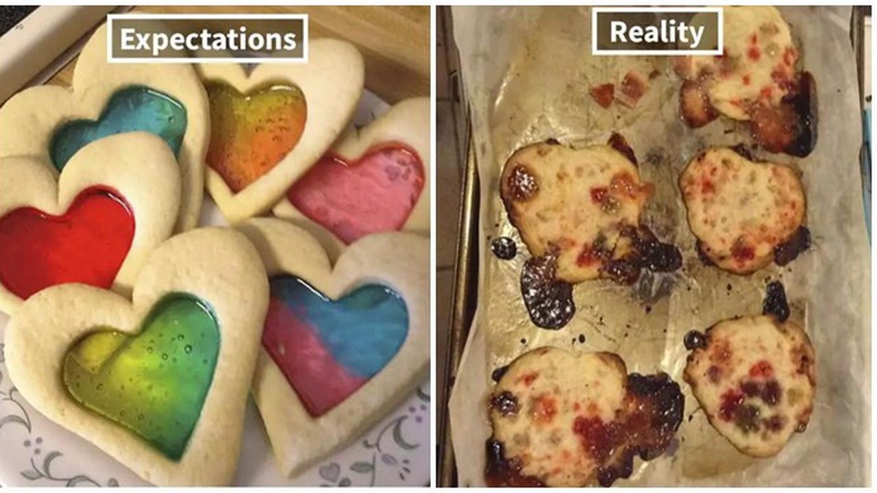 10 Ekspektasi vs Realita saat Buat Kue Ini Bikin Senyum Tipis