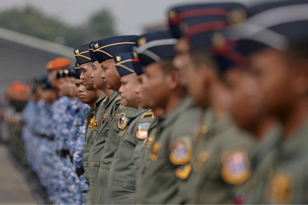 Jet tempur hingga helikopter dengan senapan mesin disiapkan TNI AU untuk amankan pelantikan Prabowo