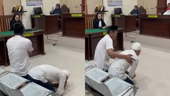 Divonis 3 Bulan 10 Hari Kasus Getah Karet, Mbah Mujiran Sujud Syukur Langsung Dibebaskan