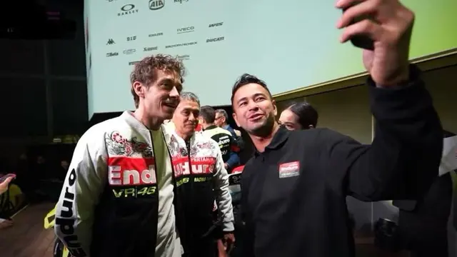 Lihat Kerennya Jaket Valentino Rossi, Raffi Ahmad Berikan Pujian (ist)