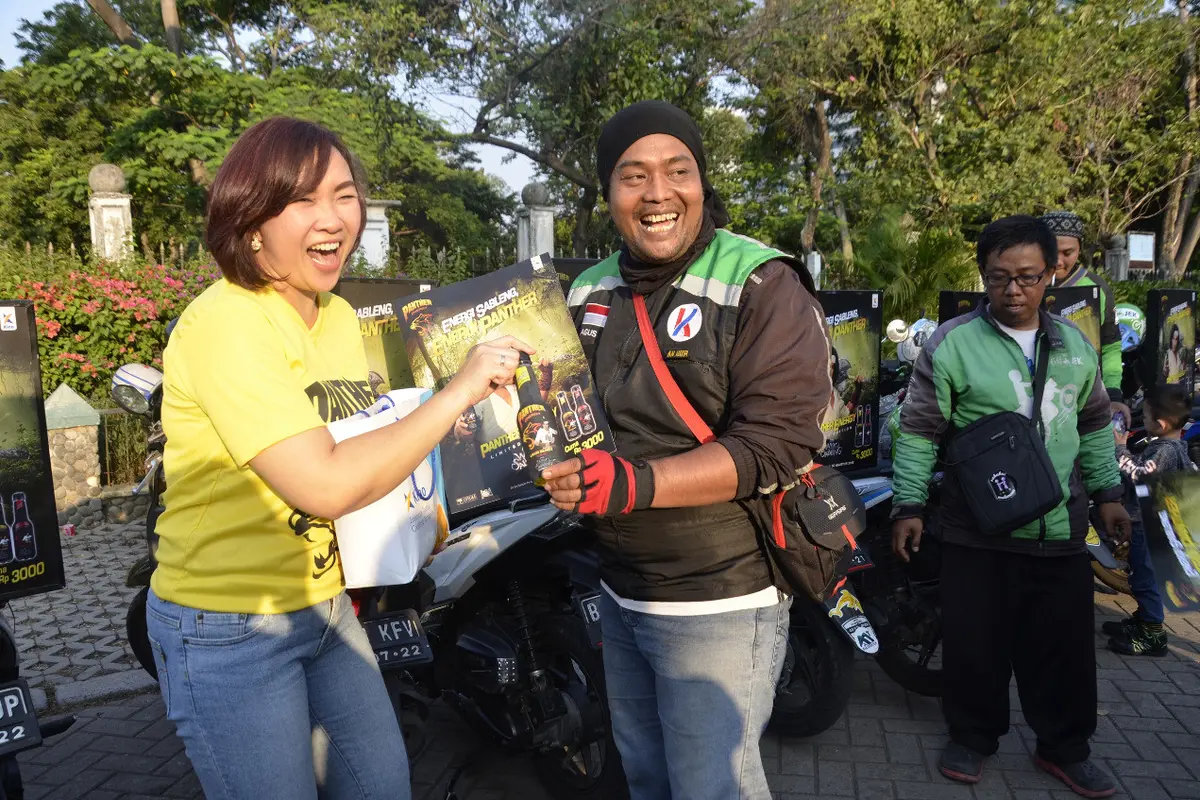 Ratusan Ojol Dukung Film Wiro Sableng