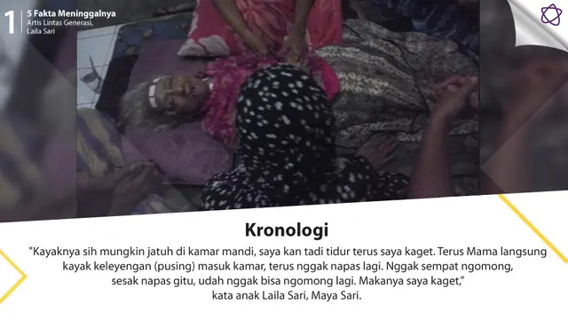 [Bintang] 5 Fakta Meninggalnya Artis Lintas Generasi, Laila Sari