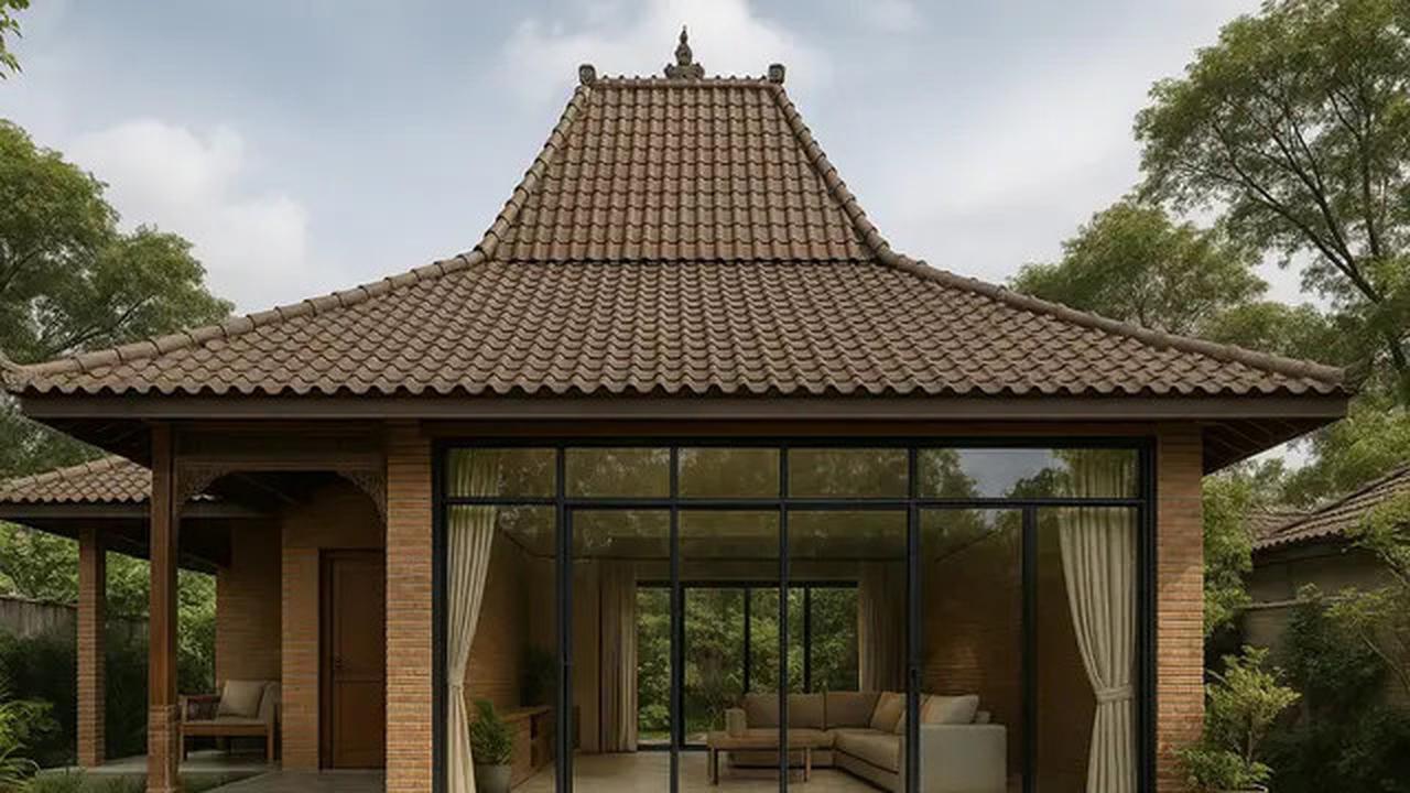 7 Model Rumah Joglo Modern Klasik 1 Lantai, Perpaduan Tradisi dan Kenyamanan Masa Kini