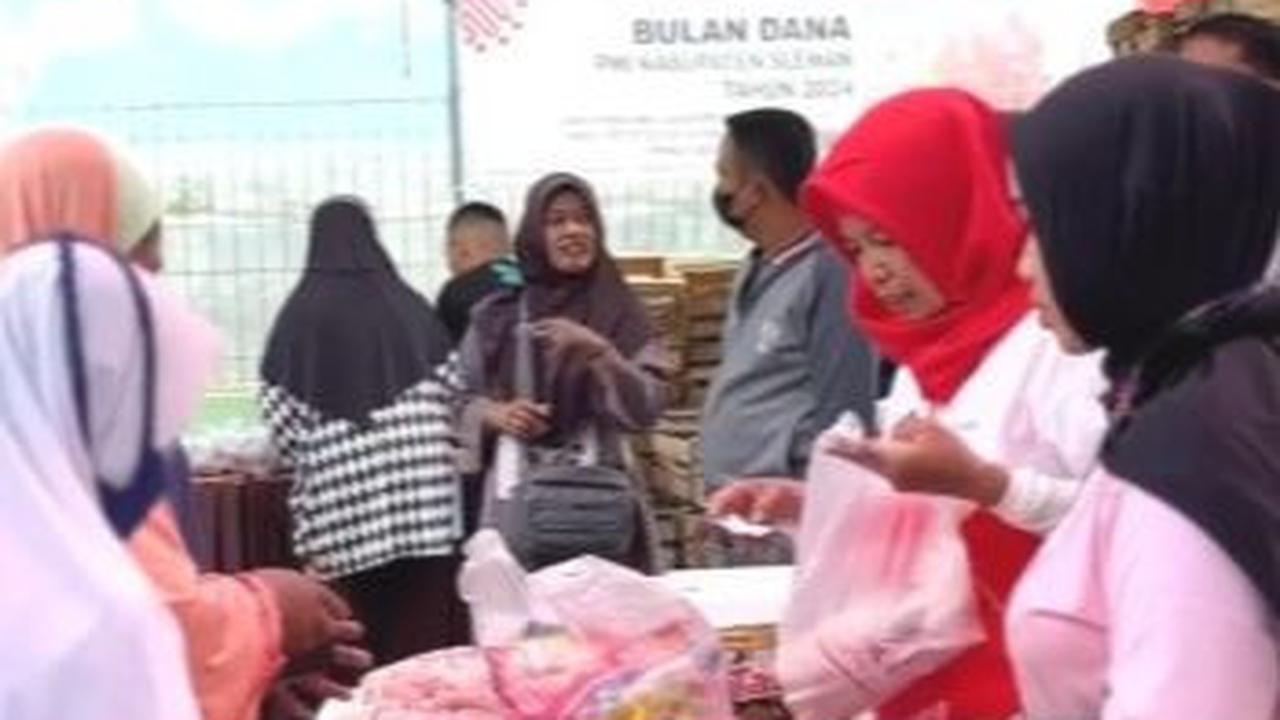 Digelar saat Bulan Ramadan, Begini Keseruan Kegiatan Pasar Murah "Semar Mesem" di Sleman