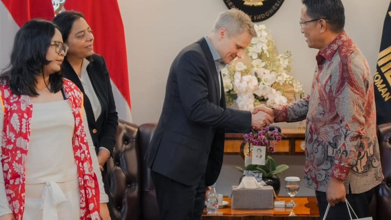 Menkum Supratman Bertemu Spotify Bahas Royalti