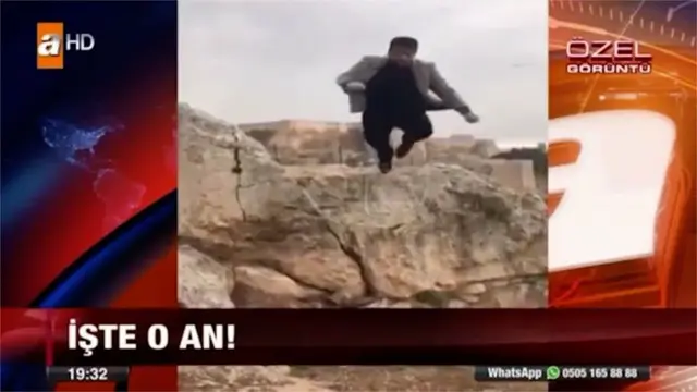 Seorang pria terjatuh dari tebing saat akan berfoto.