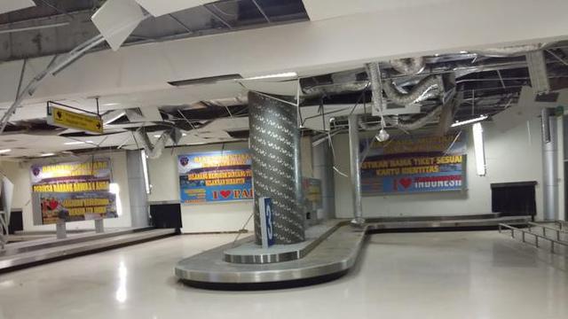Kondisi Bandara Palu yang Rusak Parah Usai Diguncang Gempa