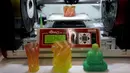 Sebuah Printer 3D yang mampu mencetk sebuah benda dengan hasil 3D di Consumer Electronics Show, Las Vegas. (4/1). Alat ini kabarnya akan dijual dengan harga $499. (REUTERS / Rick Wilking)