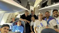 Timnas Argentina Pulang Kampung, Diantar Garuda Indonesia Sampai Buenos Aires