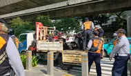 Bayar Rp 3 Ribu ke Jukir Liar, Puluhan Motor Malah Diangkut Dishub