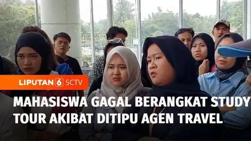 VIDEO: Puluhan Mahasiswa Bengkulu Telantar di Bandara, Diduga Tertipu Agen Travel Study Tour