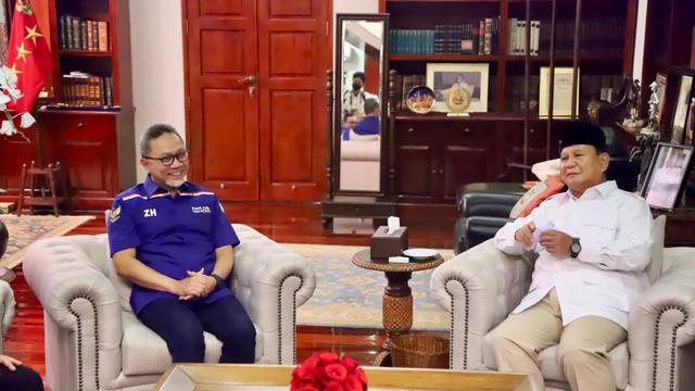 Ketua Umum DPP Partai Amanat Nasional (PAN) Zulkifli Hasan memenuhi undangan silaturahmi Ketua Umum Partai Gerindra Prabowo Subianto (Dokumentasi DPP PAN)