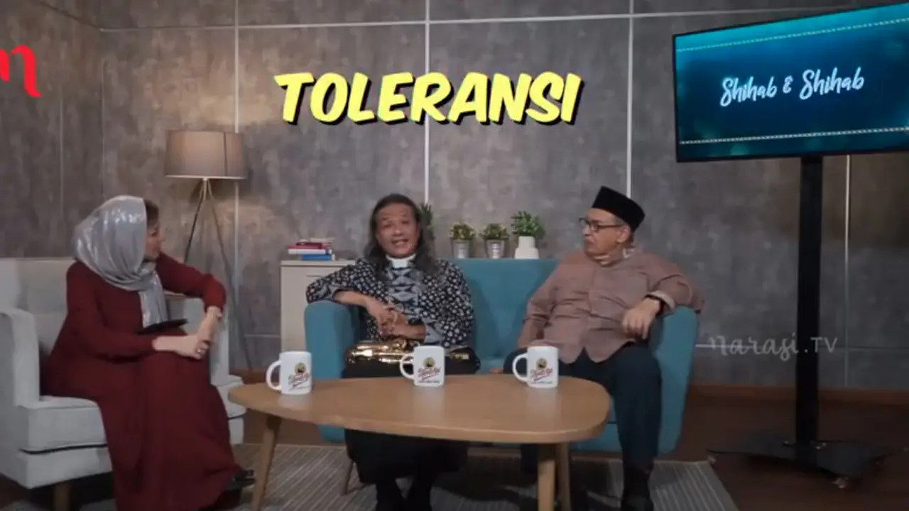 Quraish Shihab dan Najwa Shihab Bicara Muslim dan Nasrani Bersaudara. sumberfoto: Narasi