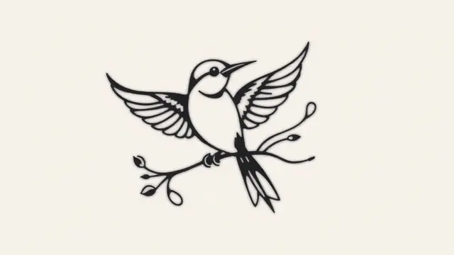 Tato Burung Walet Minimalis