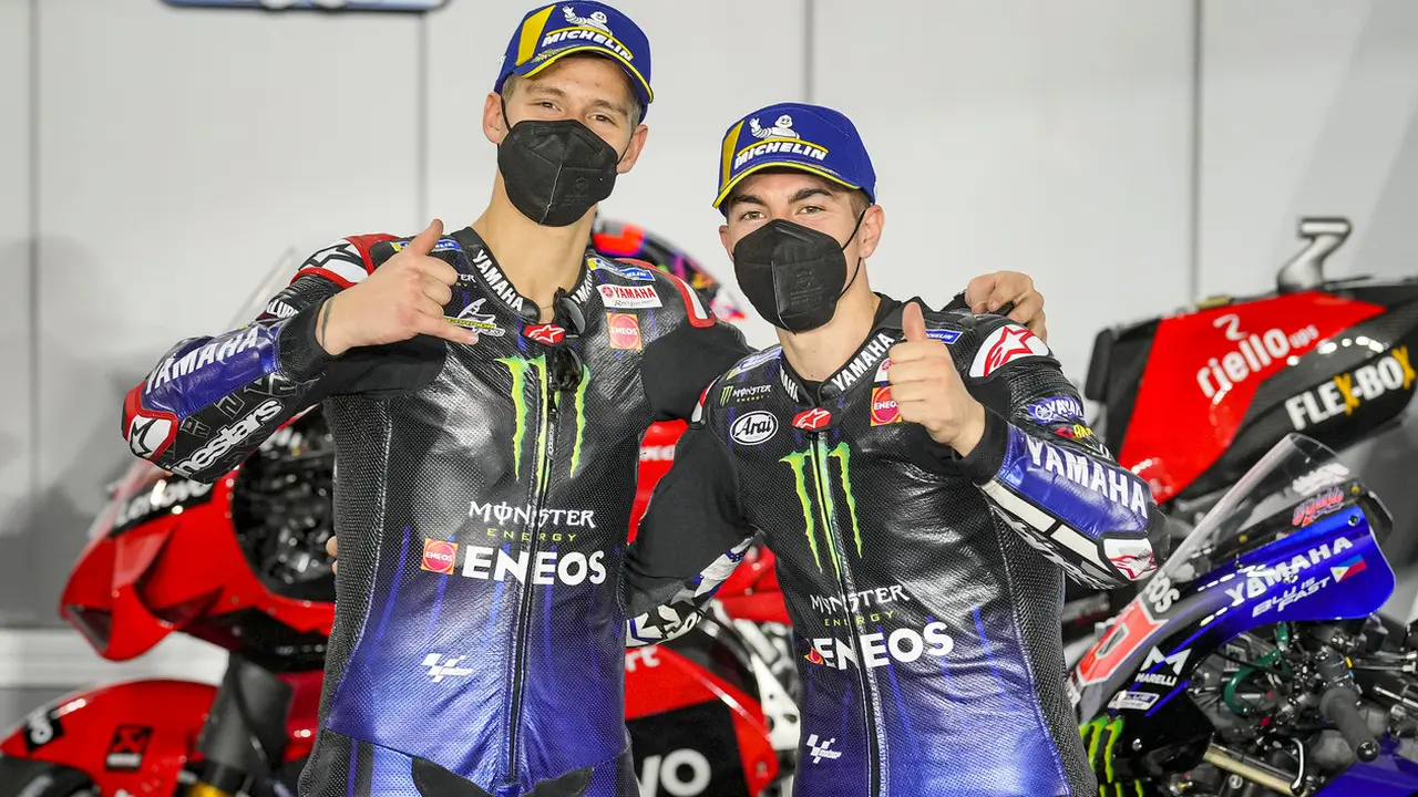 Fabio Quartararo dan Maverick Vinales