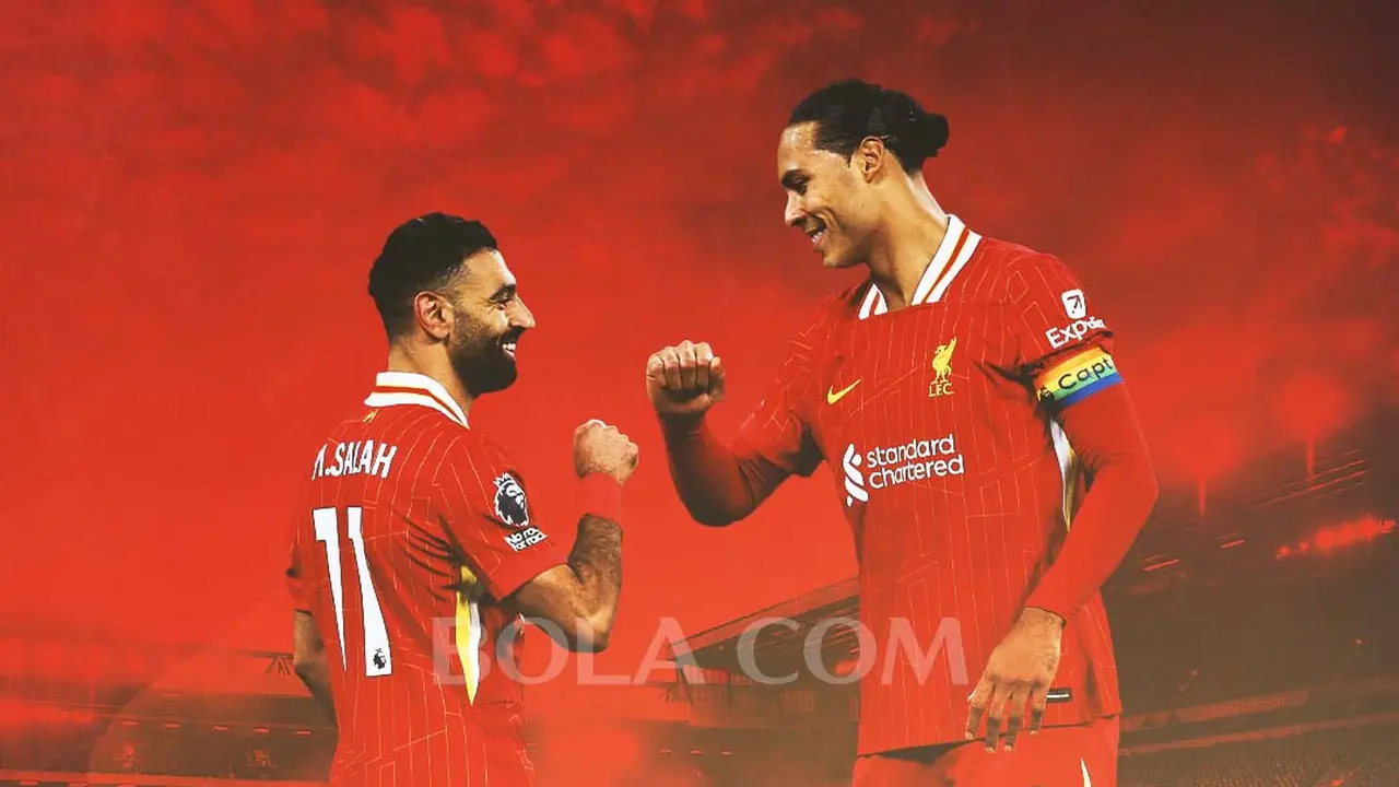 Liverpool - Virgil van Dijk dan Mohamed Salah