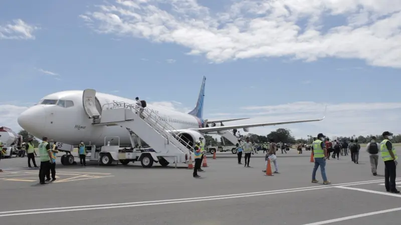 Repatriasi WNI dari Timor Leste oleh KBRI Dili.